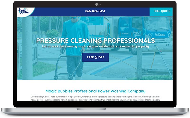 local website for lead generation