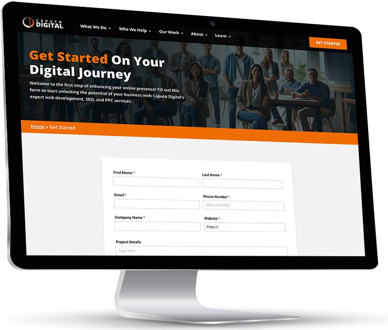 website lead form