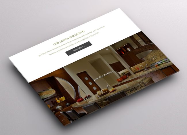 Custom Wordpress Site for Interior Designer
